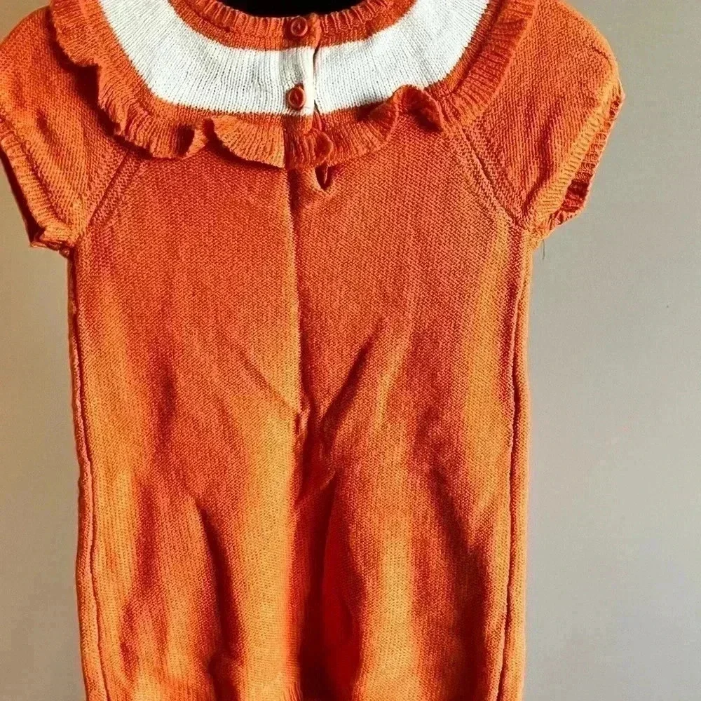 GIRLS CRAZY EIGHT (GYMBOREE) BEAUTIFUL PUMKIN DRESS SIZE 2 YEARS - Picture 5 of 7